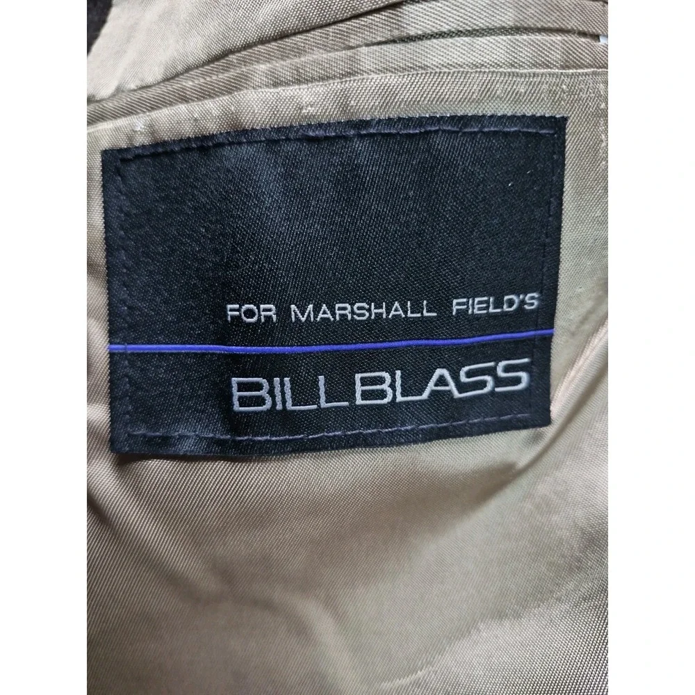Bill Blass Vintage 44R Brown Camel Hair Blazer Mens 3 Button Sport Coat USA